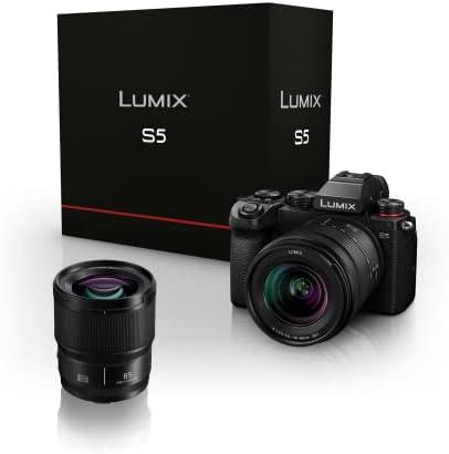 Découvrez‍ notre avis sur le Panasonic Lumix S5K – Appareil photo plein format ⁤avec objectifs Lumix S 20-60mm F3.5-5.6 et Lumix S 85mm F1.8 (24MP, Vidéo‌ 4K 4:2:2 10bit, ‌Double Stabilisation, V-Log,​ Tropicalisé) !